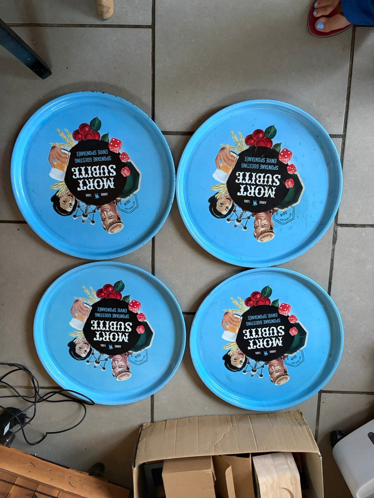 4 plateaus mort subite geuze, Enlèvement, Utilisé, Autres types, Autres marques