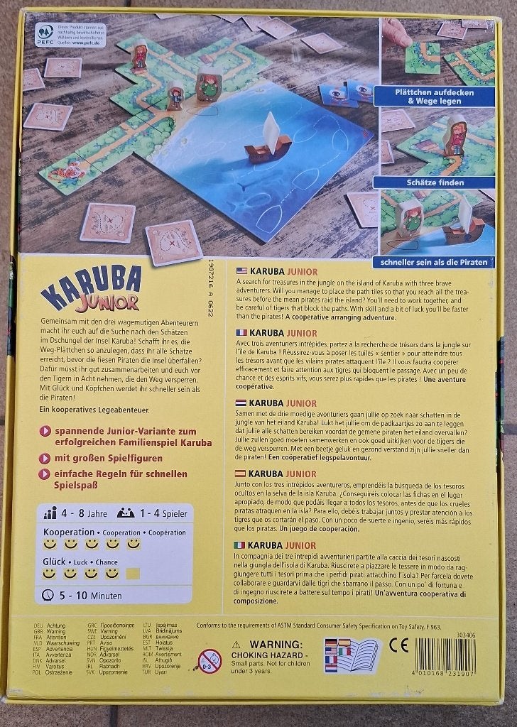 Karuba Junior - Haba, Hobby & Loisirs créatifs, 1 ou 2 joueurs, Enlèvement, Comme neuf, Haba