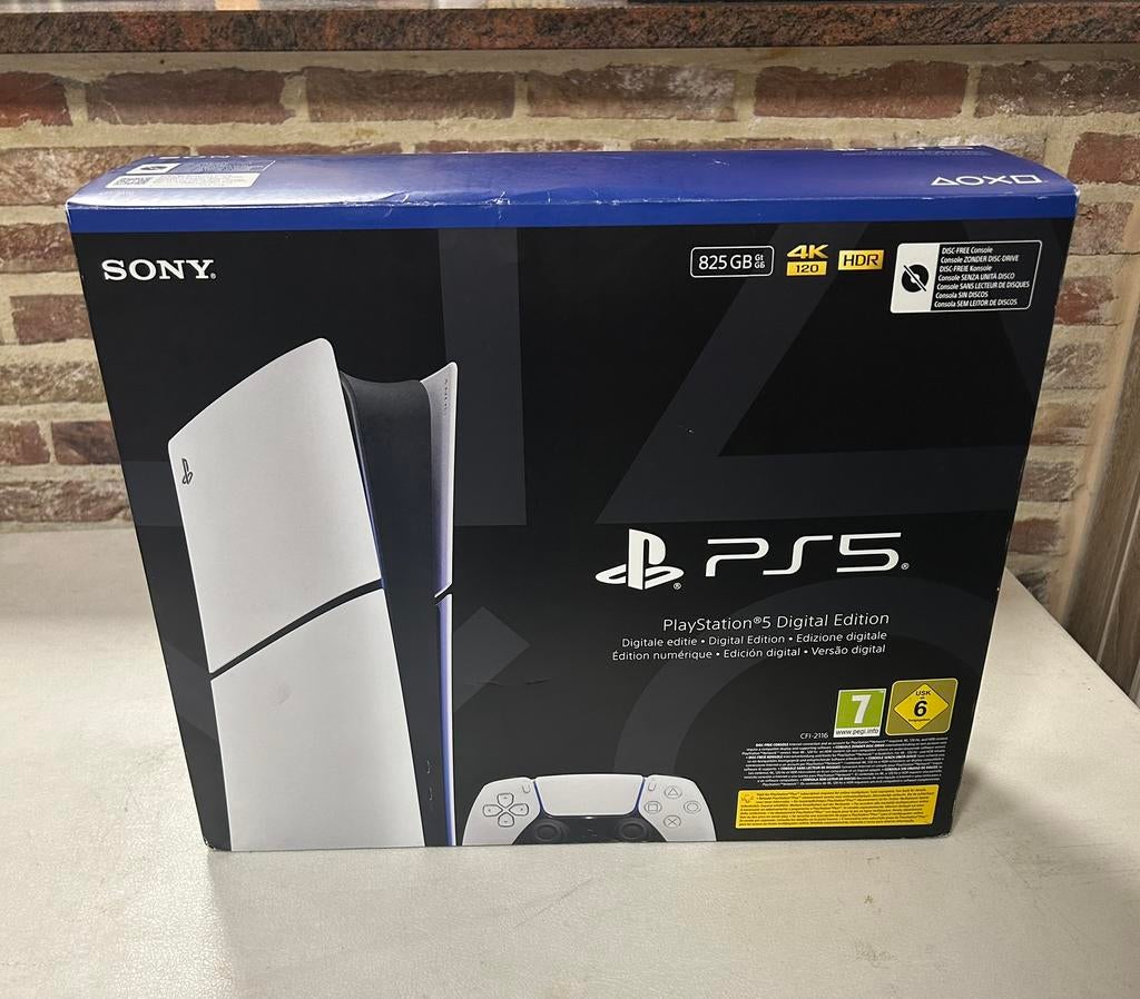 PlayStation 5 Digital Edition 825GB, Games en Spelcomputers, Ophalen, Zo goed als nieuw, Playstation 5