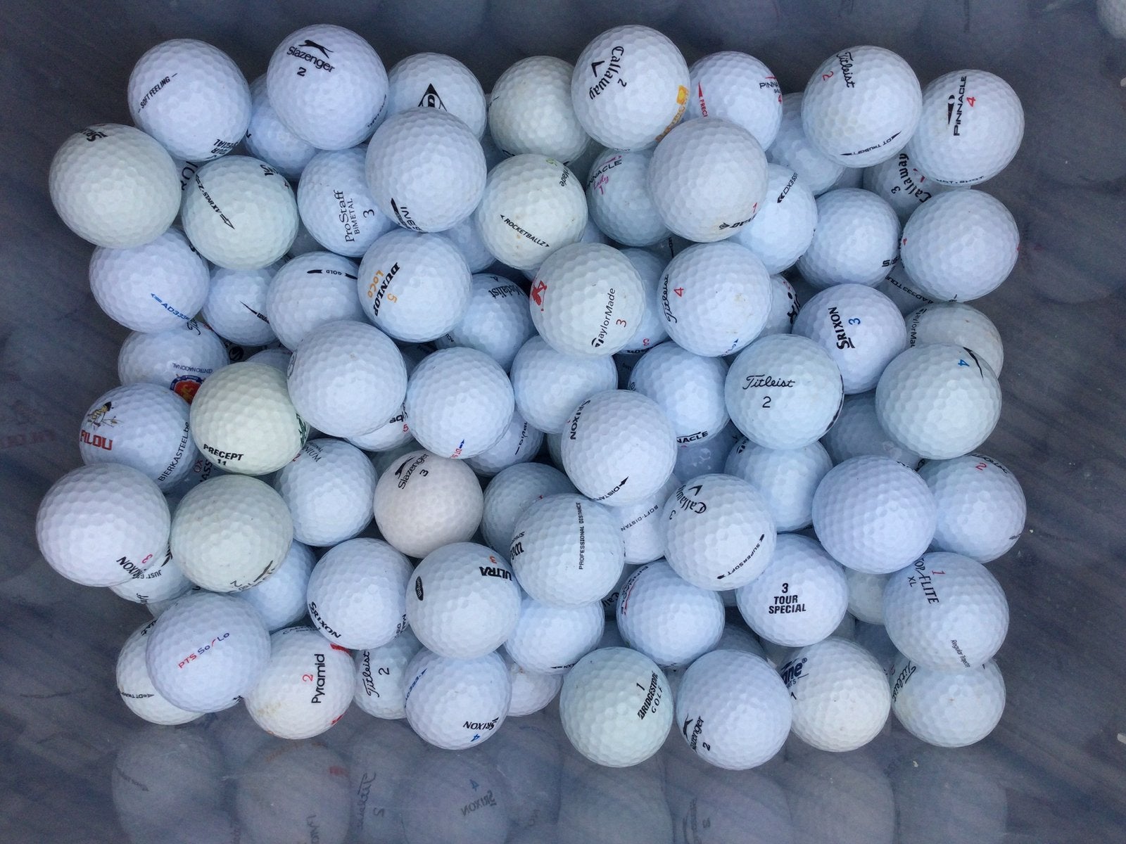 Lot van 800 golfballen, Sports & Fitness, Golf, Enlèvement, Utilisé