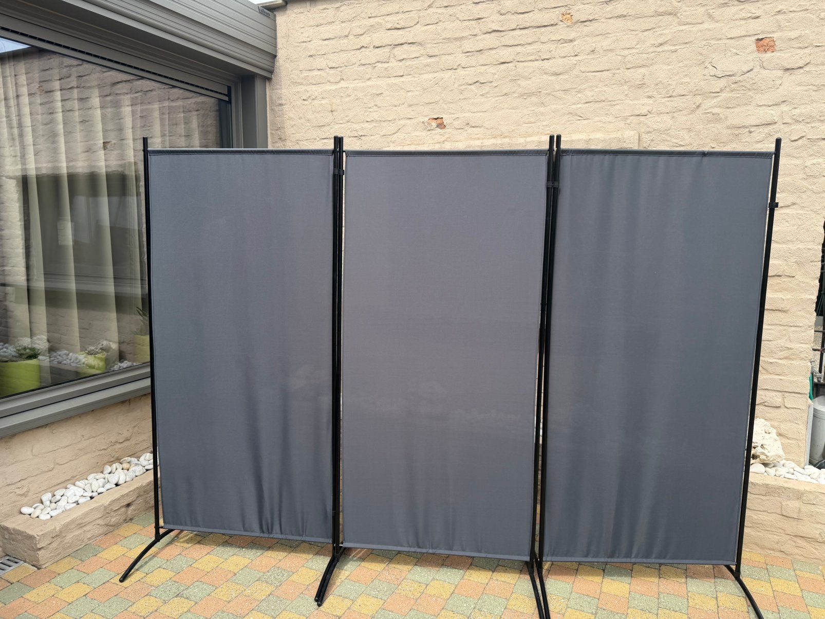 Windschem, Tuin en Terras, Tuinschermen, Ophalen, Zo goed als nieuw, Kunststof