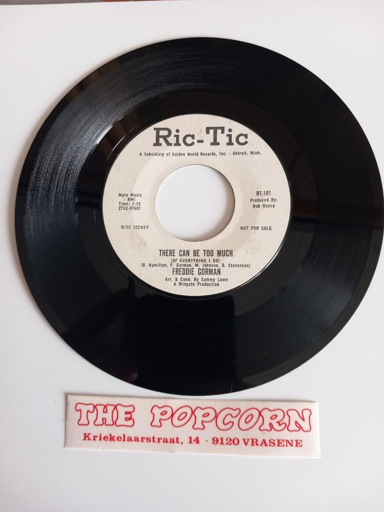 FREDDIE GORMAN. ER KAN TE VEEL ZIJN. 1965 USA