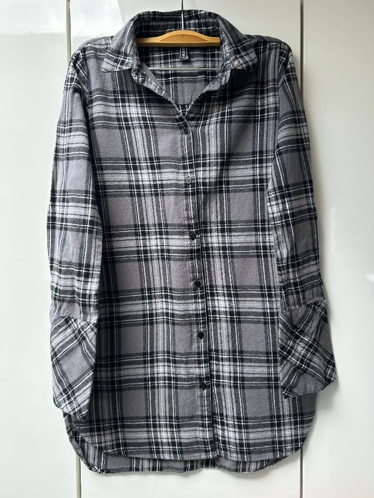 Chemise grise à carreaux Rainbow - Taille 34 *, Rainbow, Gris, Enlèvement ou Envoi, Comme neuf