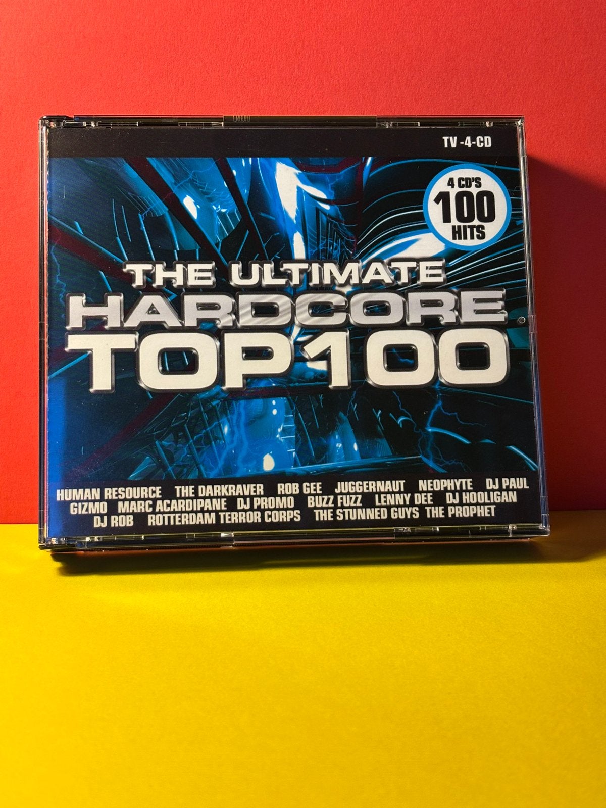 The ultimate hardcore top 100 / 4cd box nieuwstaat, CD & DVD, CD | Dance & House, Envoi, Comme neuf, Hardcore
