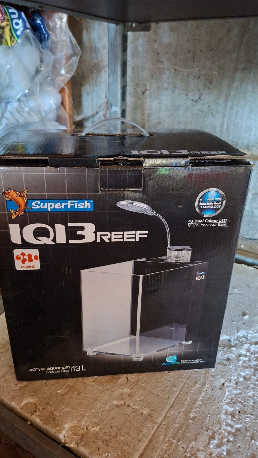 aquarium en filters, Ophalen