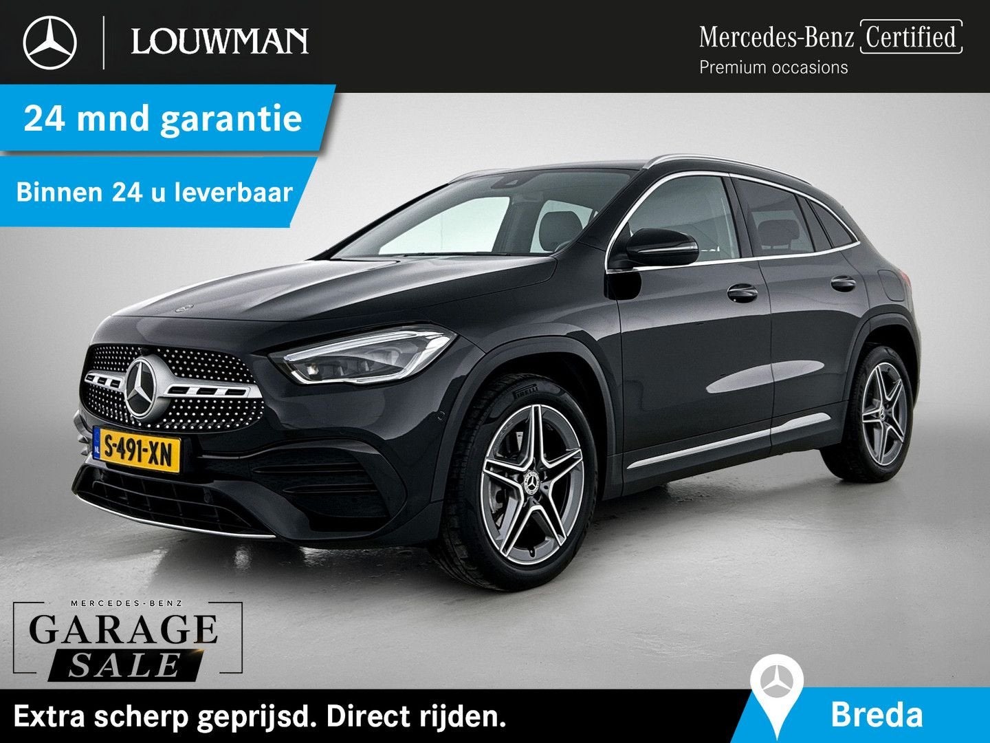 Mercedes-Benz GLA 250 e Business Solution AMG Limited | Acht, Auto's, Automaat, Zwart, 15 kWh, Zwart