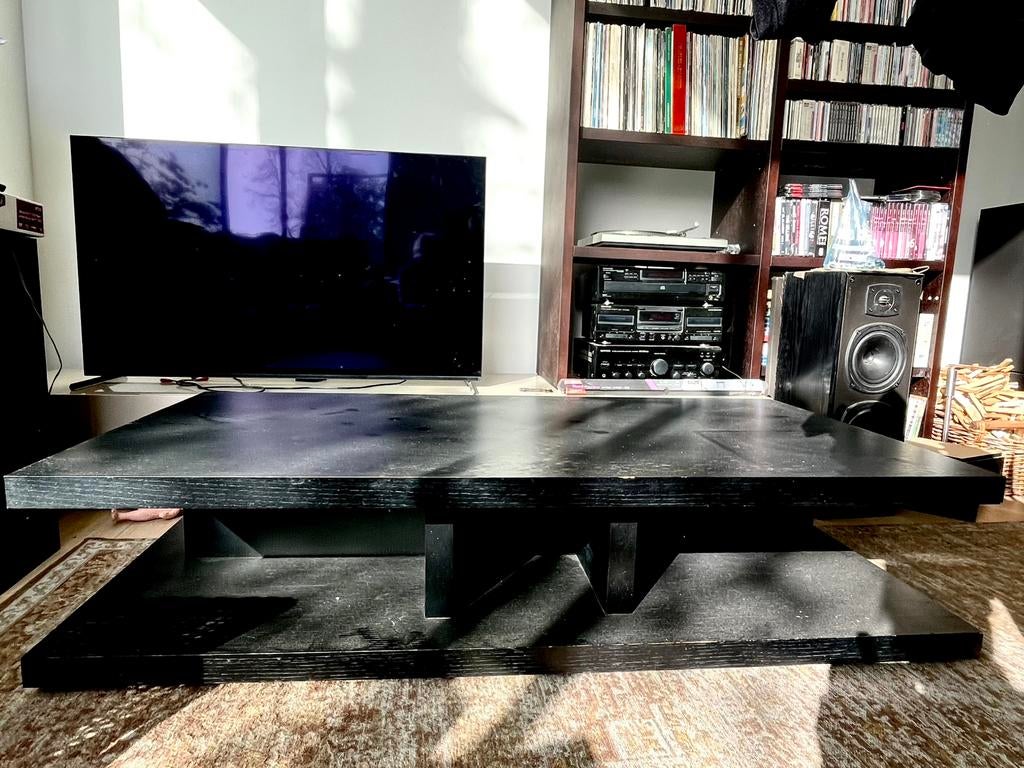 Design salontafel zwart, Enlèvement, Utilisé