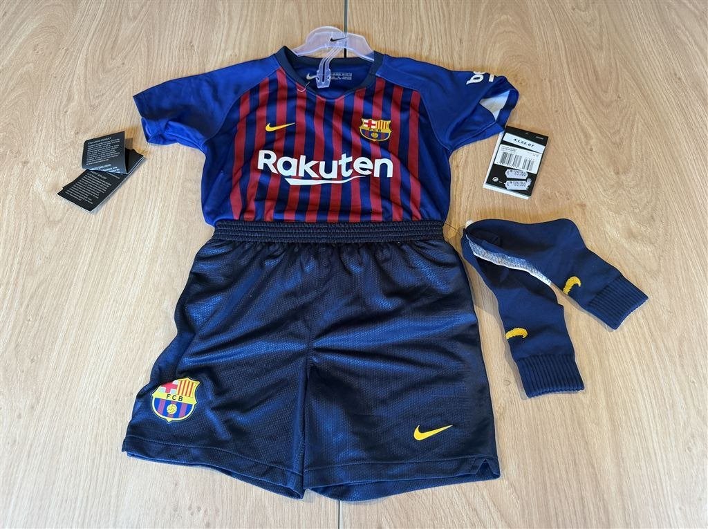 Nike Peuter FC Barcelona Voetbalset 2018/19, Kinderen en Baby's, Kinderkleding | Overige, Ophalen of Verzenden, Zo goed als nieuw