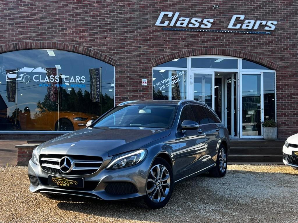 MERCEDES C180 NAVI CAMERA LED RADAR, Autos, Cuir, Argent ou Gris, Achat, Euro 6