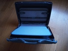 Attache-case Samsonite  LM compatimenté TBE coque dure  20€, Enlèvement, Autres types, Samsonite, Gris