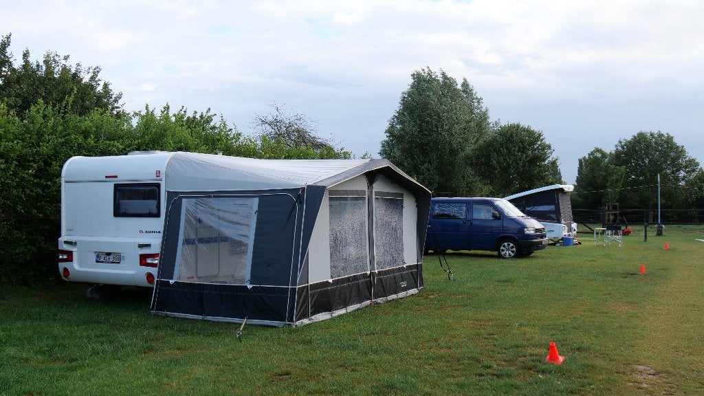 Caravan voortent Isabella Ventura Pacific D250 G14 IXL-Fiber, Caravans en Kamperen, Ophalen, Zo goed als nieuw, Isabella