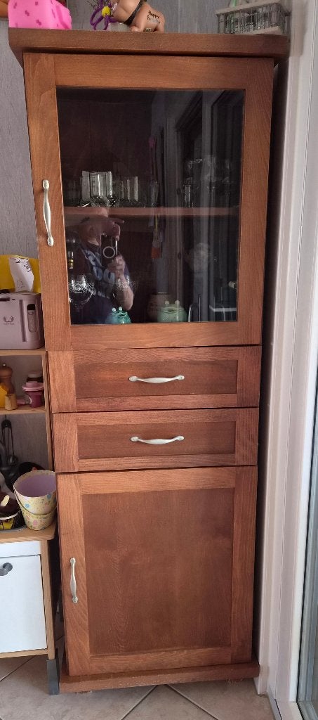 Vitrinekast,  salontafel, barkast en eettafel, 25 à 50 cm, 150 à 200 cm, Enlèvement, Utilisé