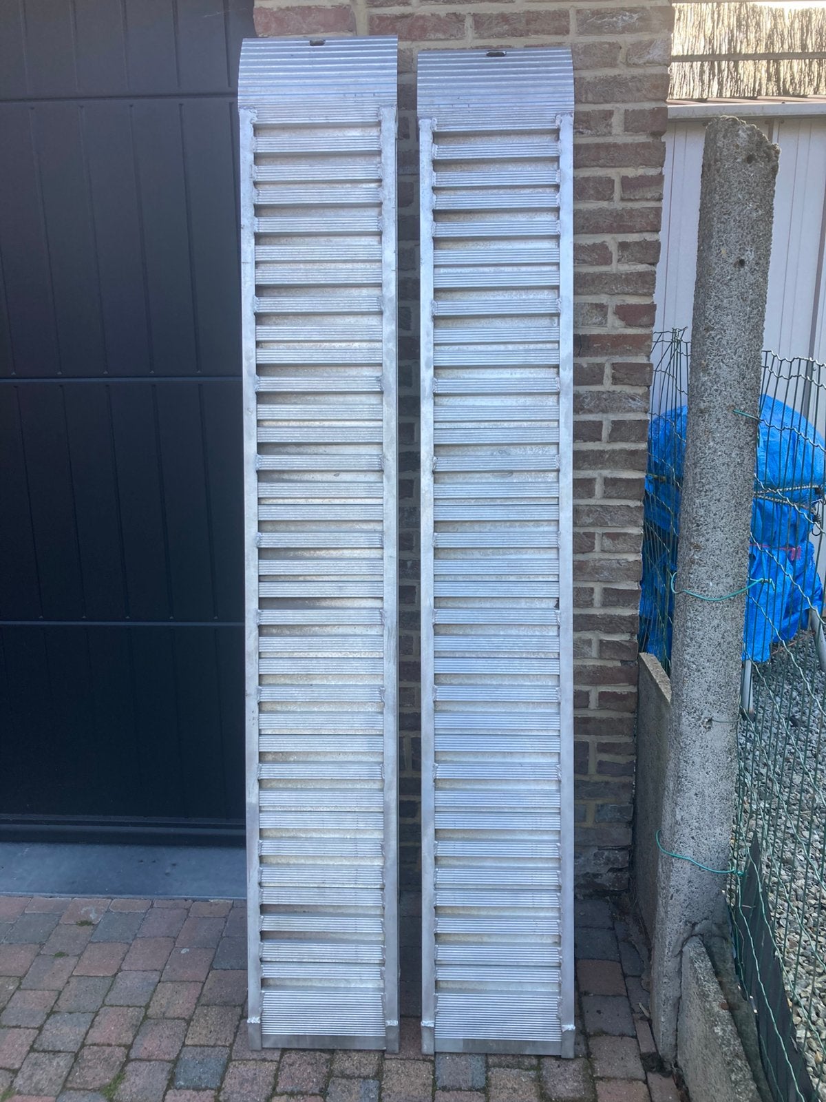 Alu rampen voor aanhangwagen, Enlèvement, Comme neuf