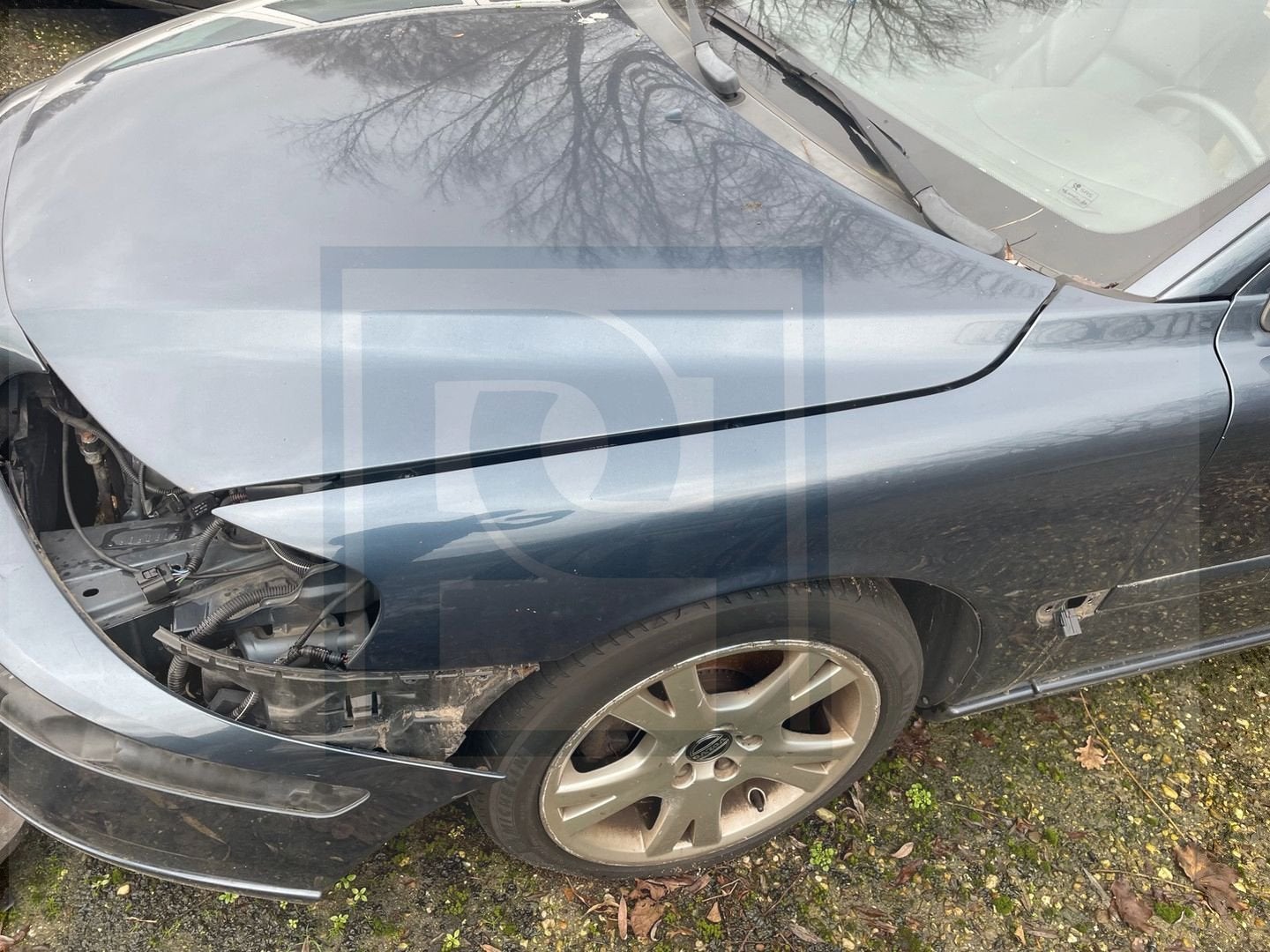 voorscherm volvo V70 blauw links kleur 466, Ophalen of Verzenden, Gebruikt