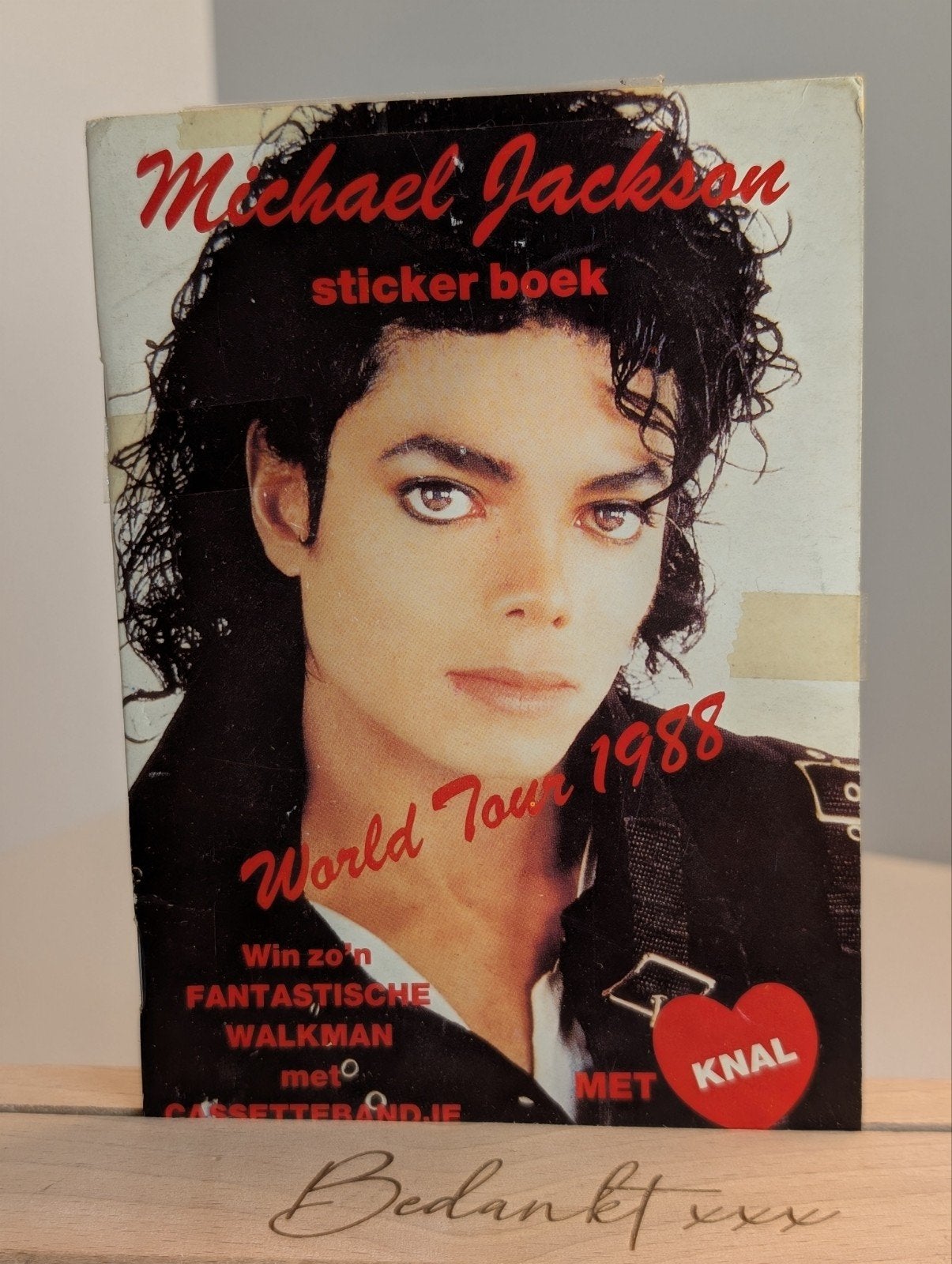 Origineel Vintage Michael Jackson Stickerboek / Tour Promo, Ophalen of Verzenden
