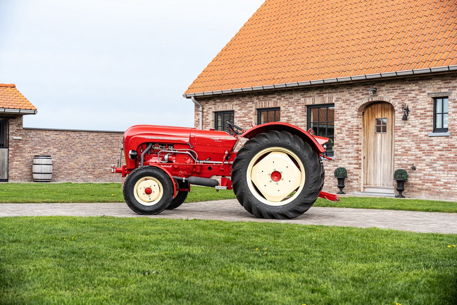 Porsche 329 super export new, Ophalen