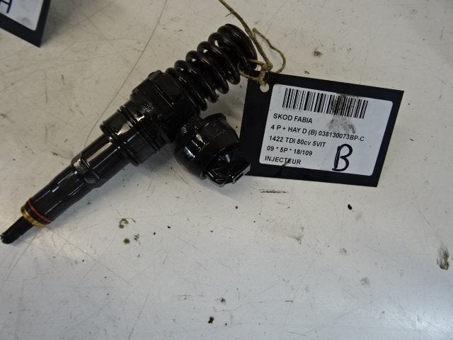 INJECTOR BRANDSTOF Skoda Fabia II (5J) (038130073BP-CT), Gebruikt, Mevr. I. Hauben, Skoda, Rue de l'Espoir 34 34
4030  GRIVEGNÉE, BE