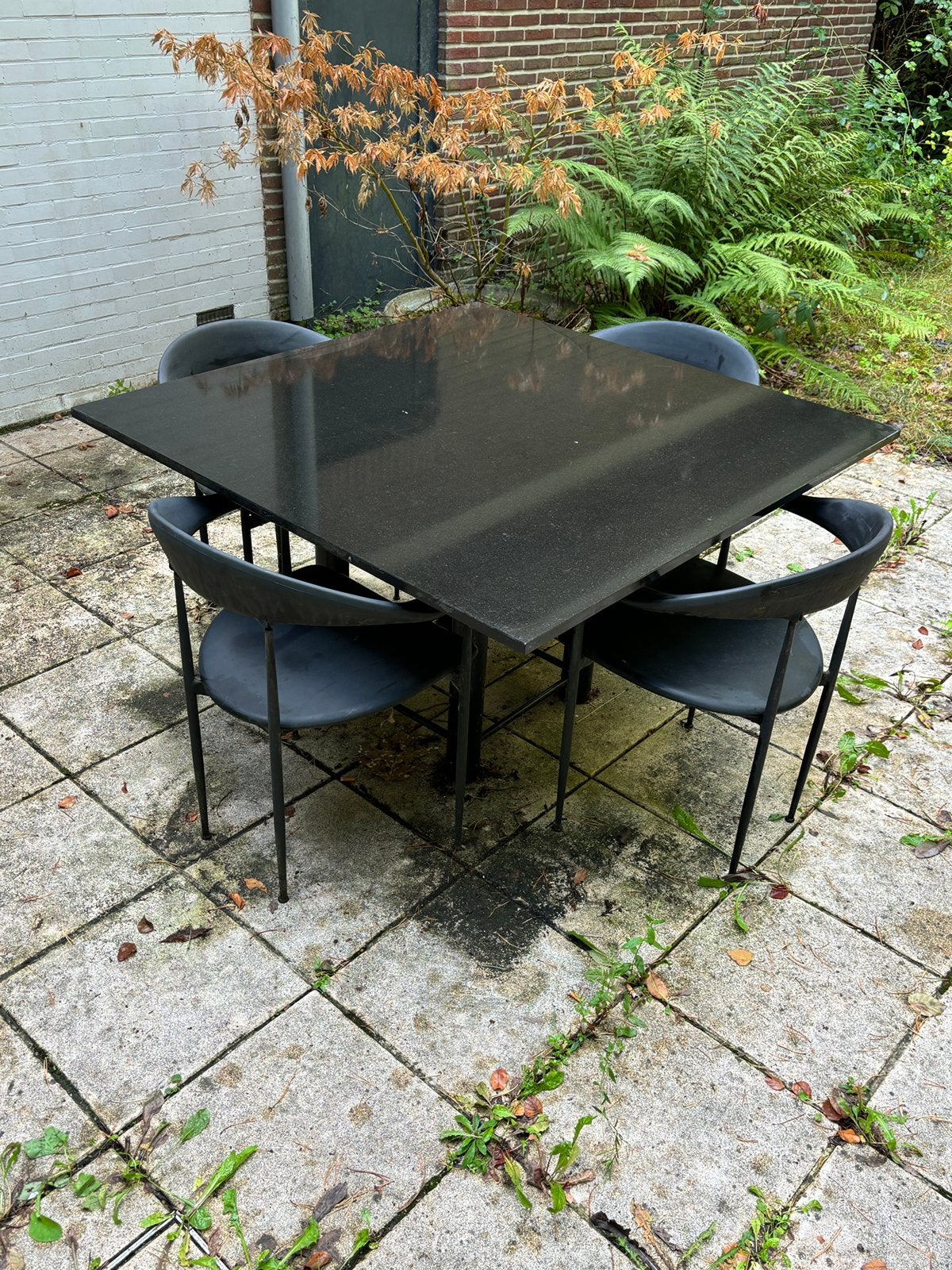 Vintage Fasem p40 tuinset eettafel stoelen, Ophalen