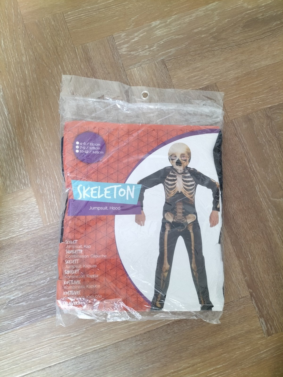 Nieuw Skelet Kostuum / Verkleedpak Kinderen - Mt 128 7-9 jr, Ophalen of Verzenden