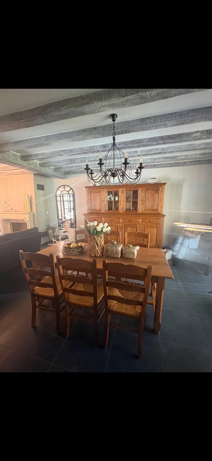 vends salle à manger chêne massif, Huis en Inrichting, Barren