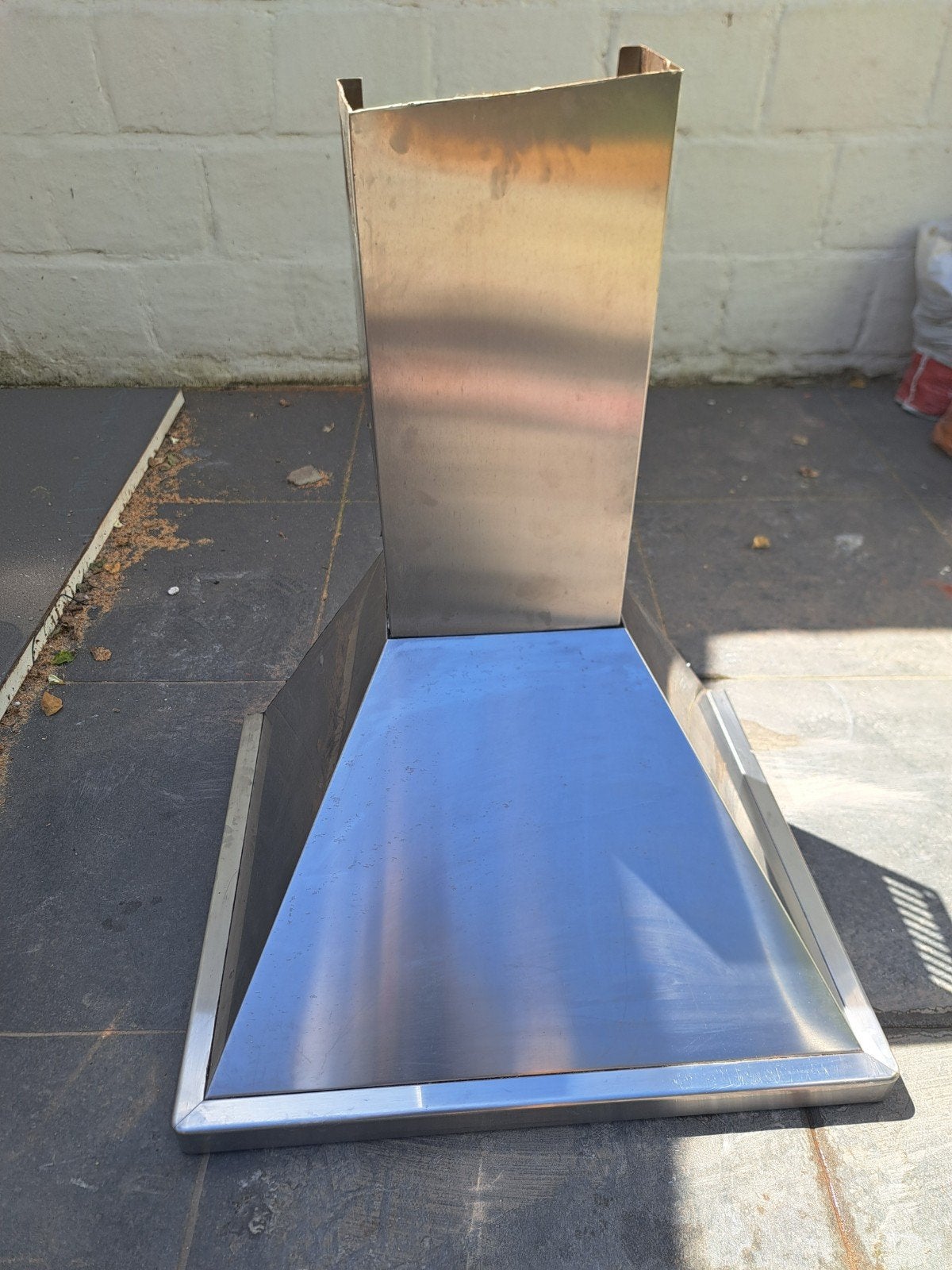 Inox dampkap (vrijstaand), Elektronische apparatuur, Ophalen, Vrijstaand, Wandschouwkap