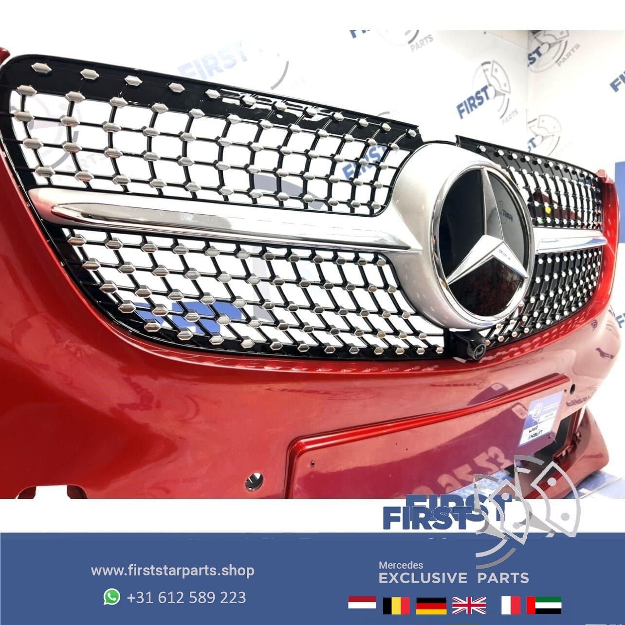 W447 BUMPER A4478856000 V KLASSE FACELIFT VOORBUMPER + DIAMO, Utilisé, -, Avant, -