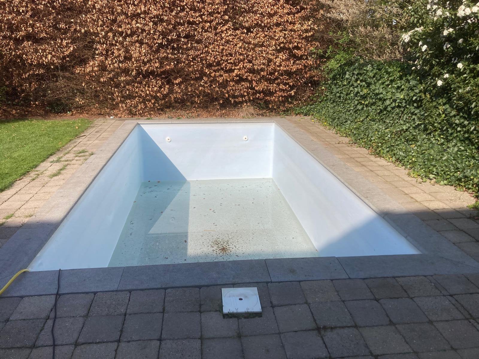 Granieten zwembadrand, Tuin en Terras, Ophalen, Zo goed als nieuw