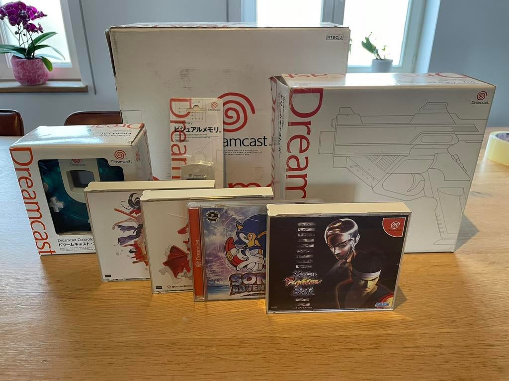 Dreamcast + accessories + games, Ophalen, Gebruikt