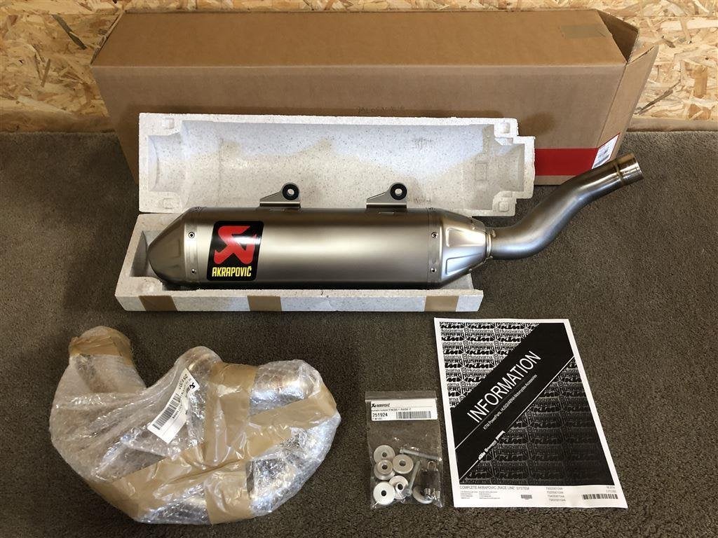 Akrapovic Racing Line KTM 350 EXC-F Six Days FE350 2017-2019, Verzenden, Nieuw