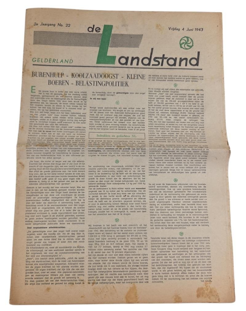 le journal Landstand Gelderland, Collections, Enlèvement ou Envoi