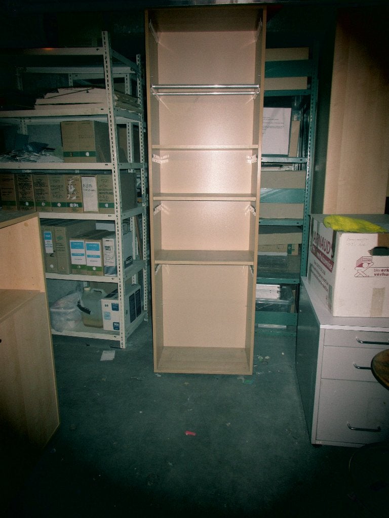 HOGE HOUTEN BOEKENKAST, Ophalen, Zo goed als nieuw, Modern