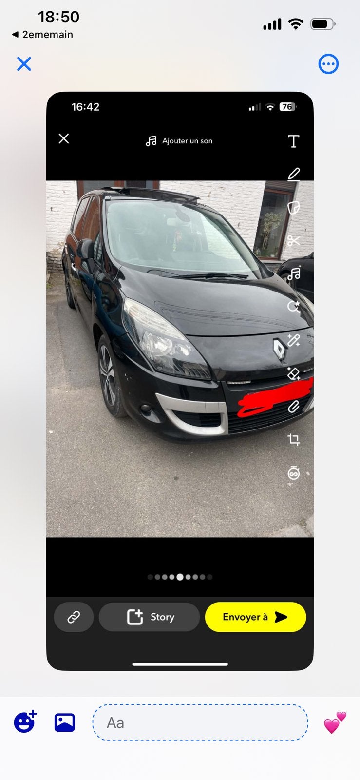 Scenic 3 pieces ou export complet, Autos, Entreprise, Achat