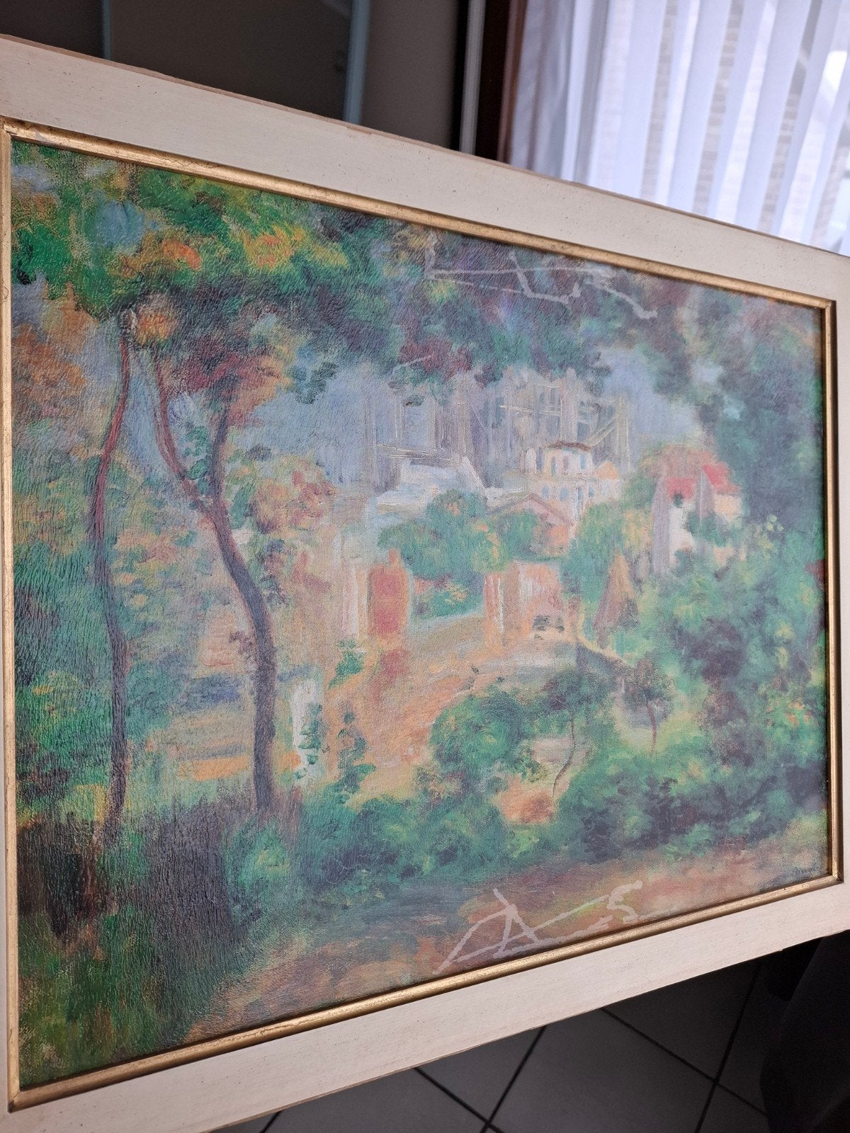 reproductie van "Looking out at the Sacre Coeur" (1896), Antiek en Kunst, Kunst | Schilderijen | Klassiek, Ophalen