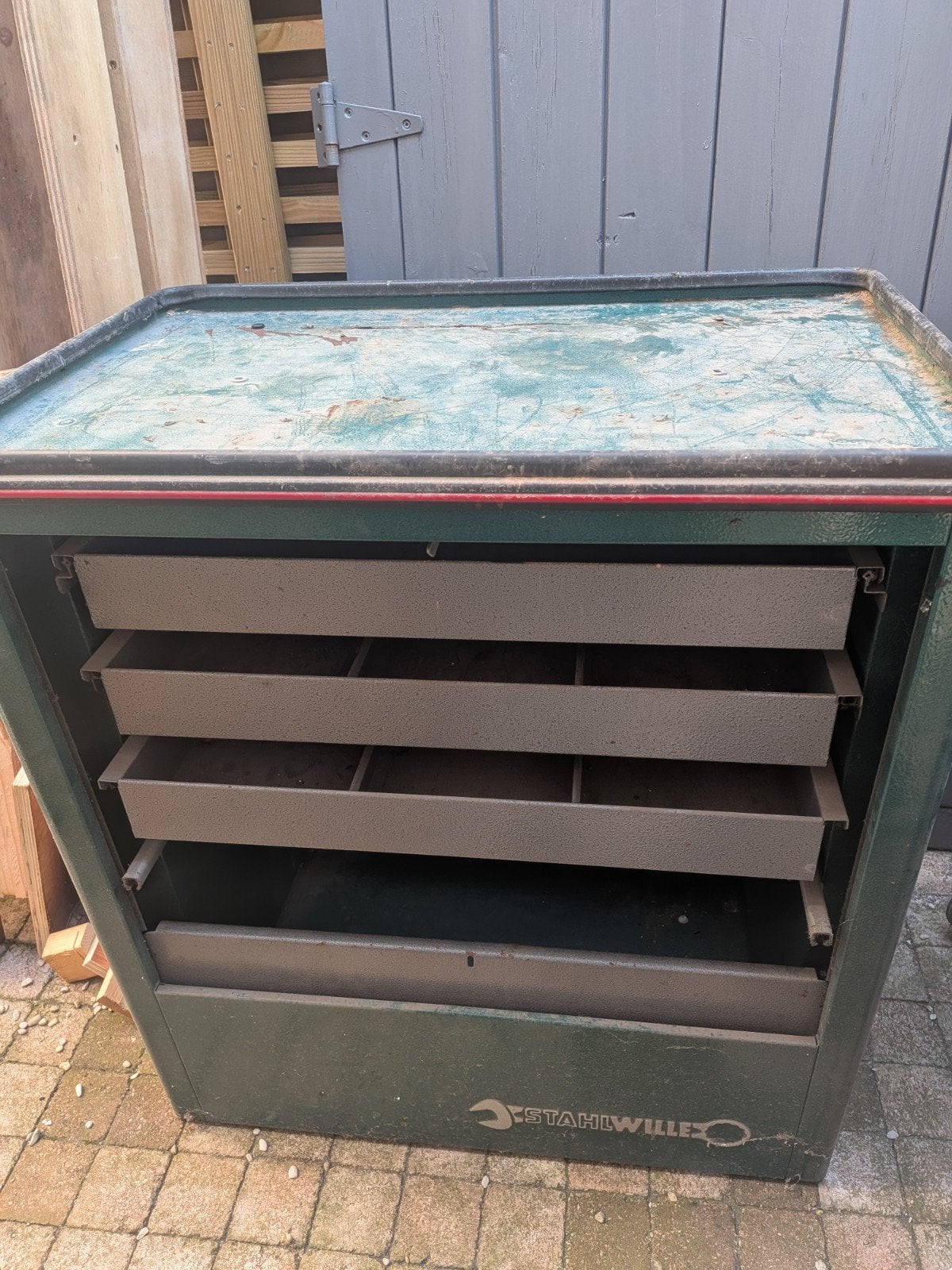 werkkastje / bankje, Bricolage & Construction, Boîtes à outils, Enlèvement, Utilisé