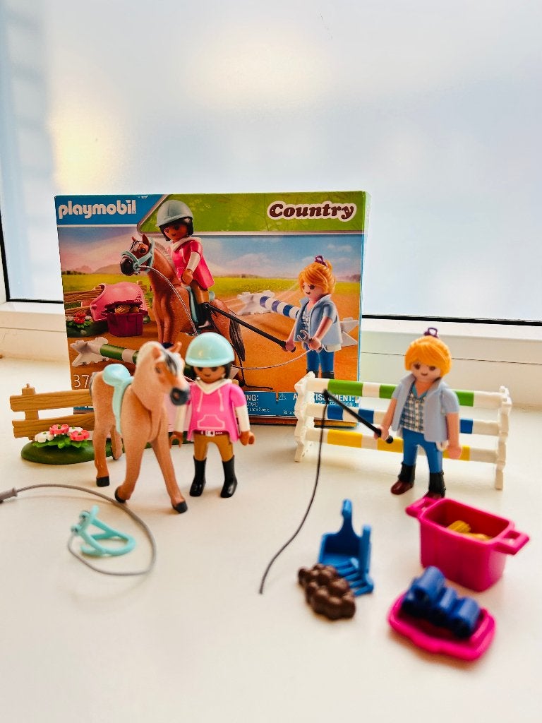 Playmobil Country 71242 - Rijlessen, Ophalen, Zo goed als nieuw