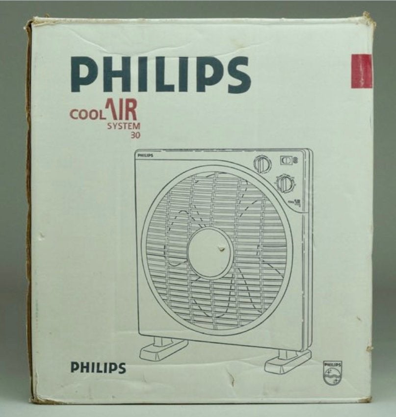 Philips box ventilator, Elektronische apparatuur, Ventilatoren, Ophalen, Zo goed als nieuw