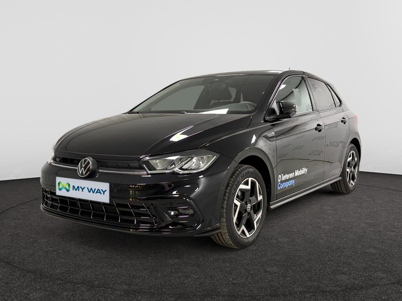 Volkswagen Polo 1.0 TSI R-Line Business OPF DSG, Automaat, Zwart, Adaptive Cruise Control, Stadsauto