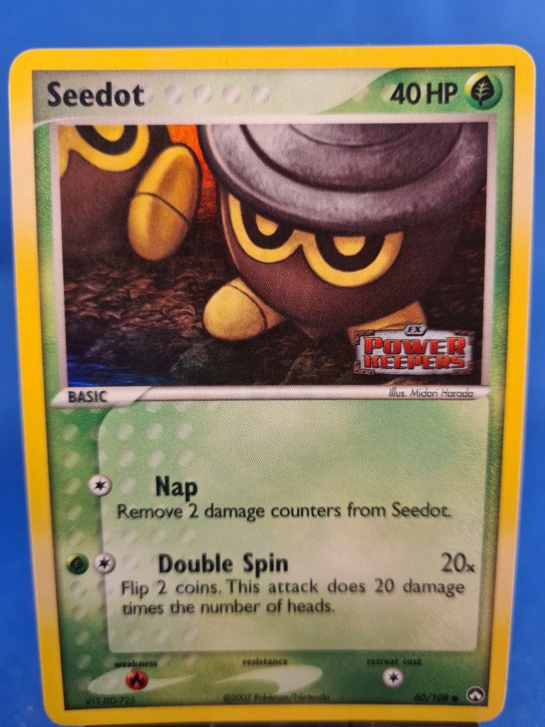 Seedot 60/108 - Power Keepers (Reverse Holo), Hobby & Loisirs créatifs, Jeux de cartes à collectionner | Pokémon, Utilisé, Envoi