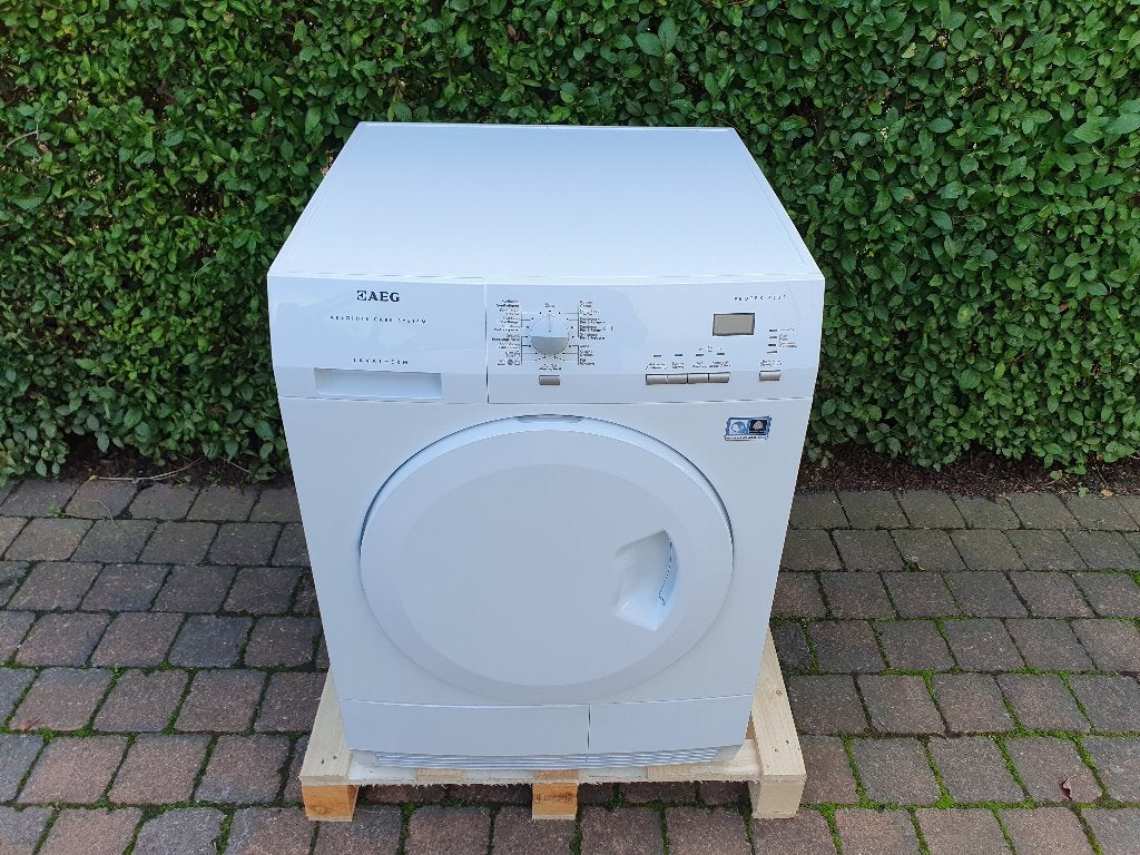 Warmtepomp droogkast aeg 7kg, 6 à 8 kg, Chargeur frontal, Enlèvement, À condensation