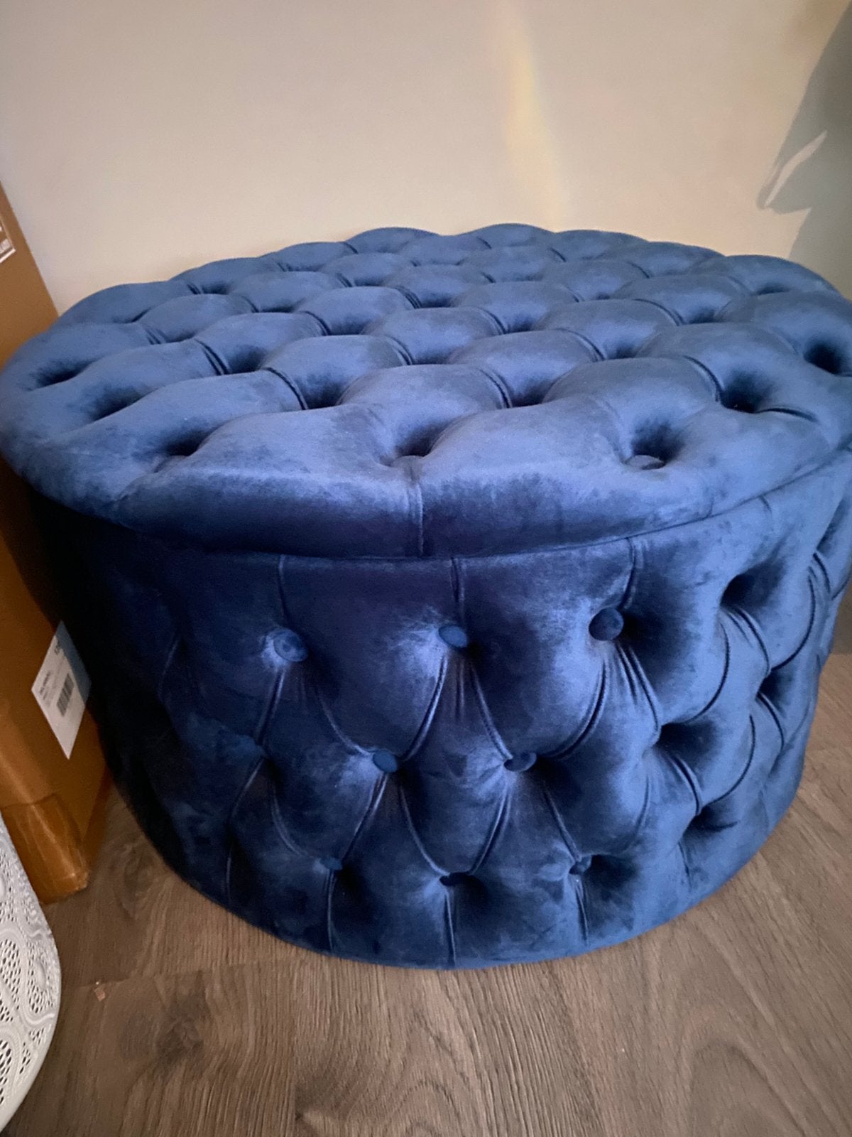 Pouf XL avec espace de rangement, Enlèvement, Comme neuf