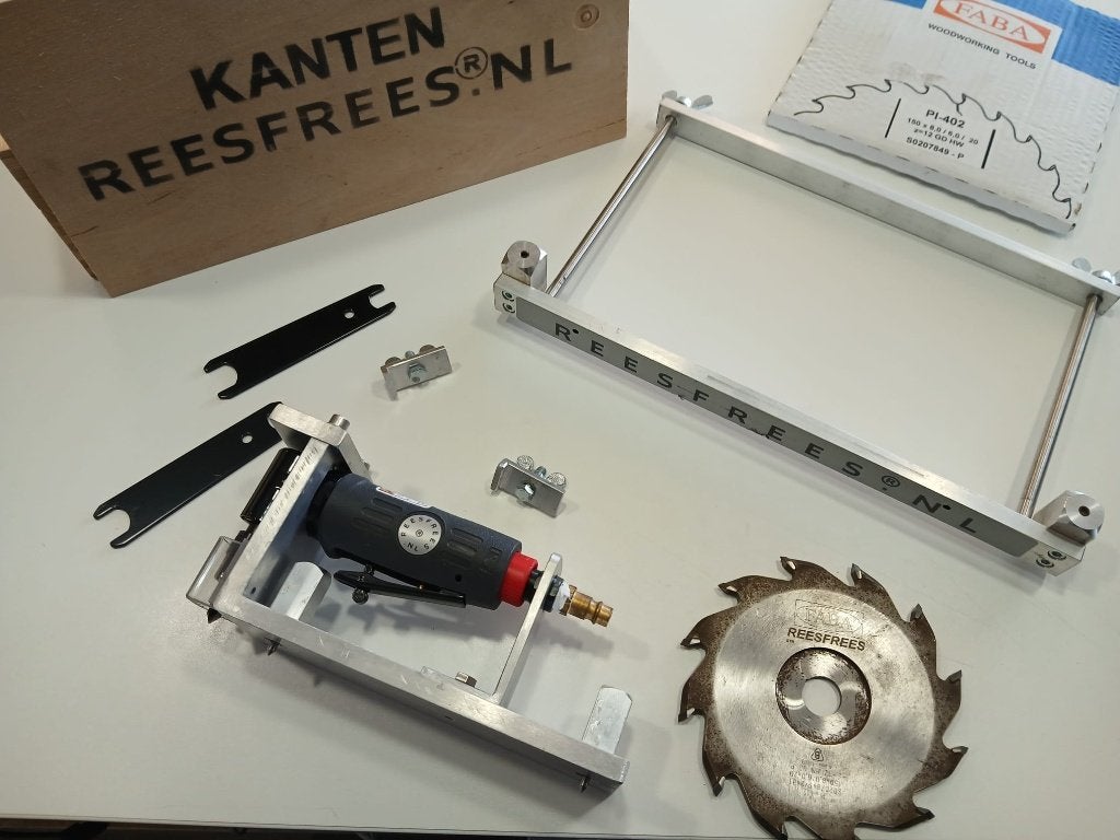 Reesfrees set voor Festool TS55 en pneumatische kantenfrees, Enlèvement, Comme neuf, Autres types