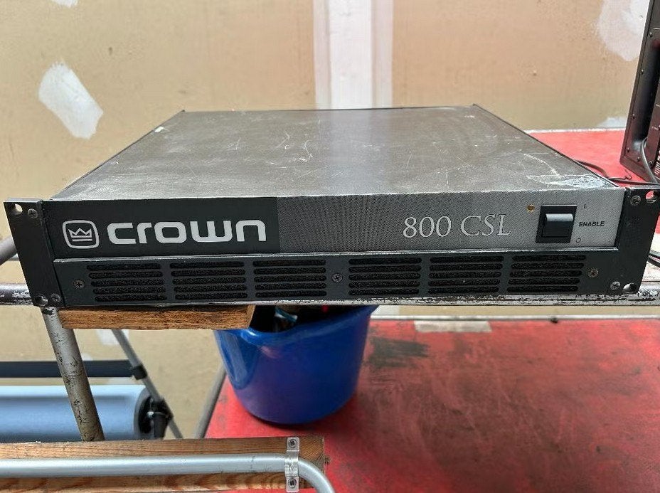 Crown 800 CSL -- versterker, Ophalen, Gebruikt, Stereo