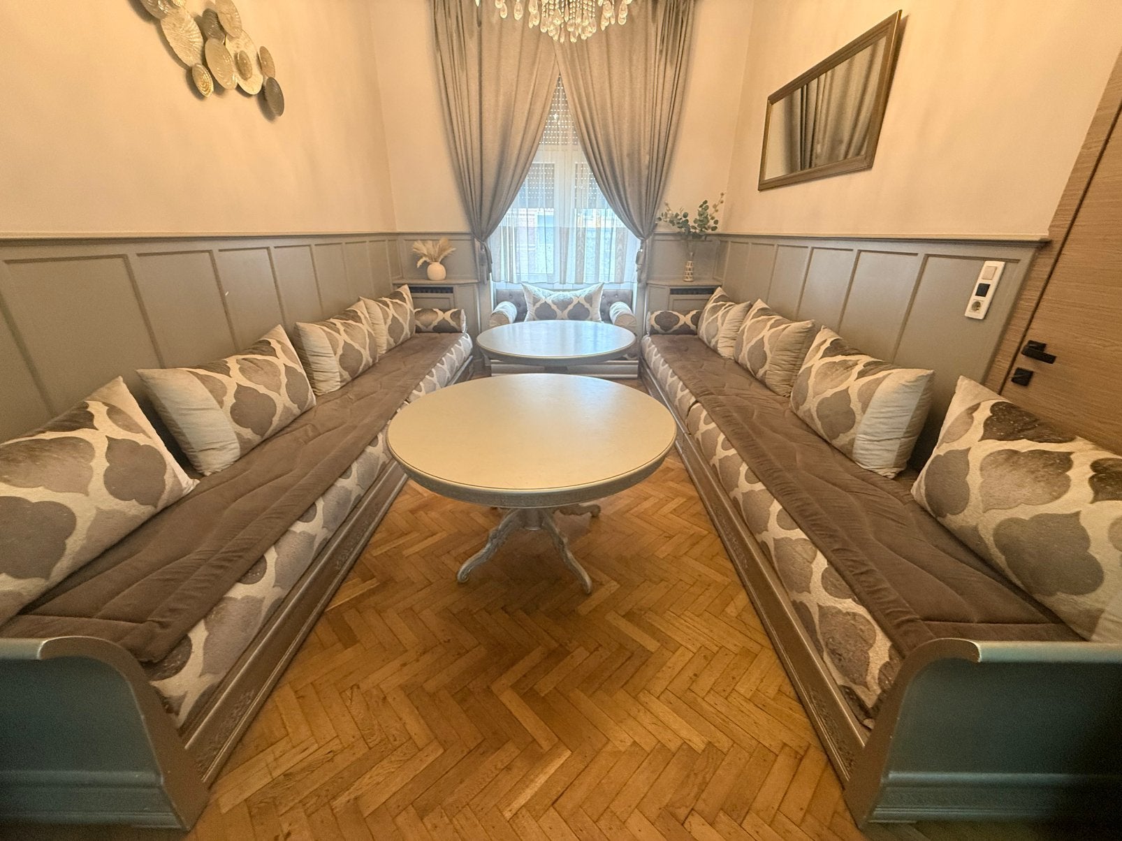 Salon marocain, Maison & Meubles, Canapés | Coins salons complets, Enlèvement, Comme neuf, Bois, Oriantale