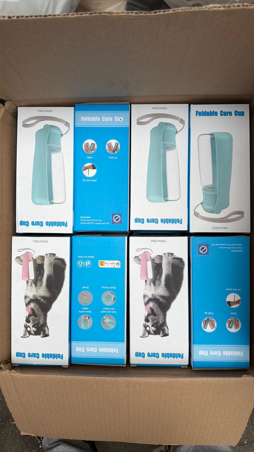 24 stuks draagbare honden drinkbeker - NIEUW, Dieren en Toebehoren, Ophalen of Verzenden, Nieuw