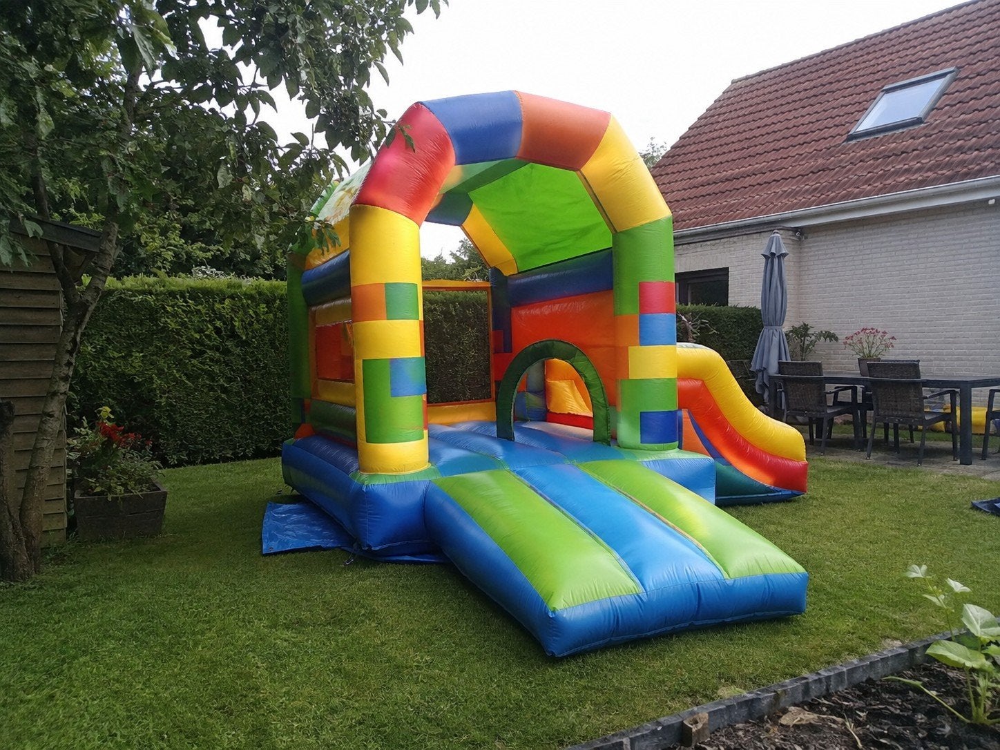 Springkasteel *te huur*  80euro/dag, Kinderen en Baby's, Ophalen of Verzenden, Nieuw