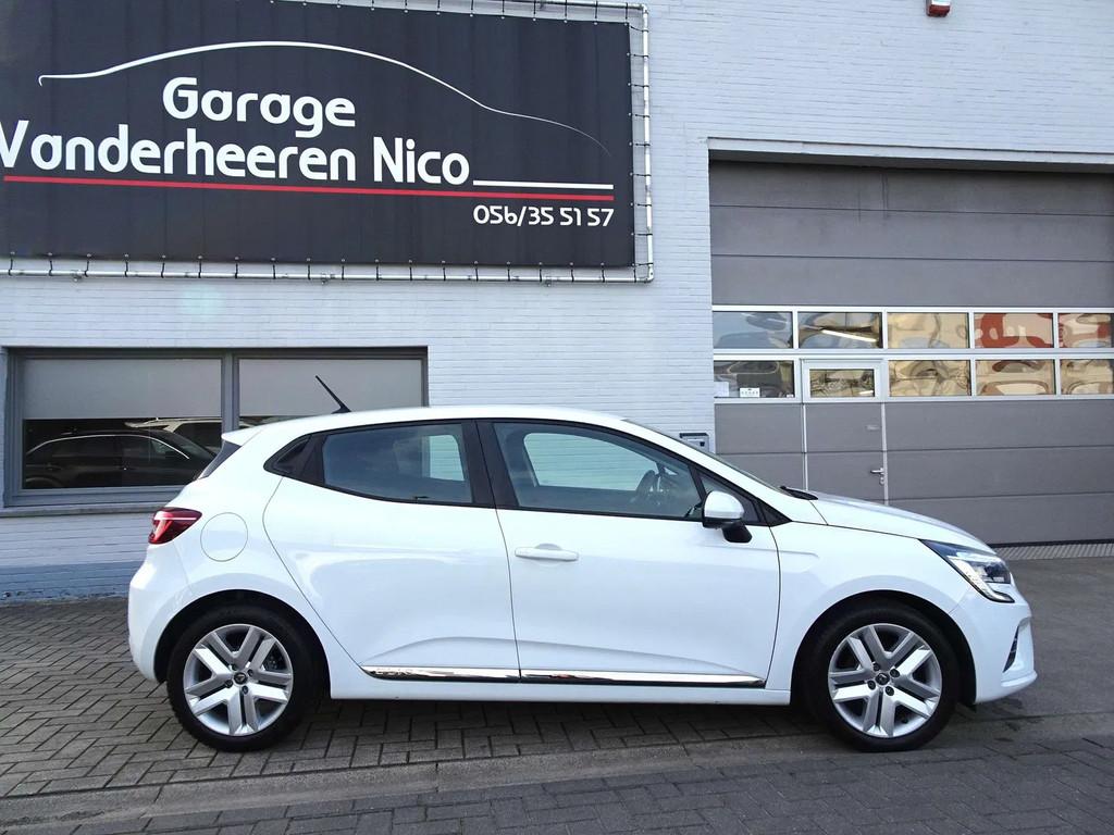 Renault Clio 1.0TCe 5d. CARPLAY,NAVI,FULL LED,CRUISE,BLUETH,, Stof, Gebruikt, Wit, 3 cilinders