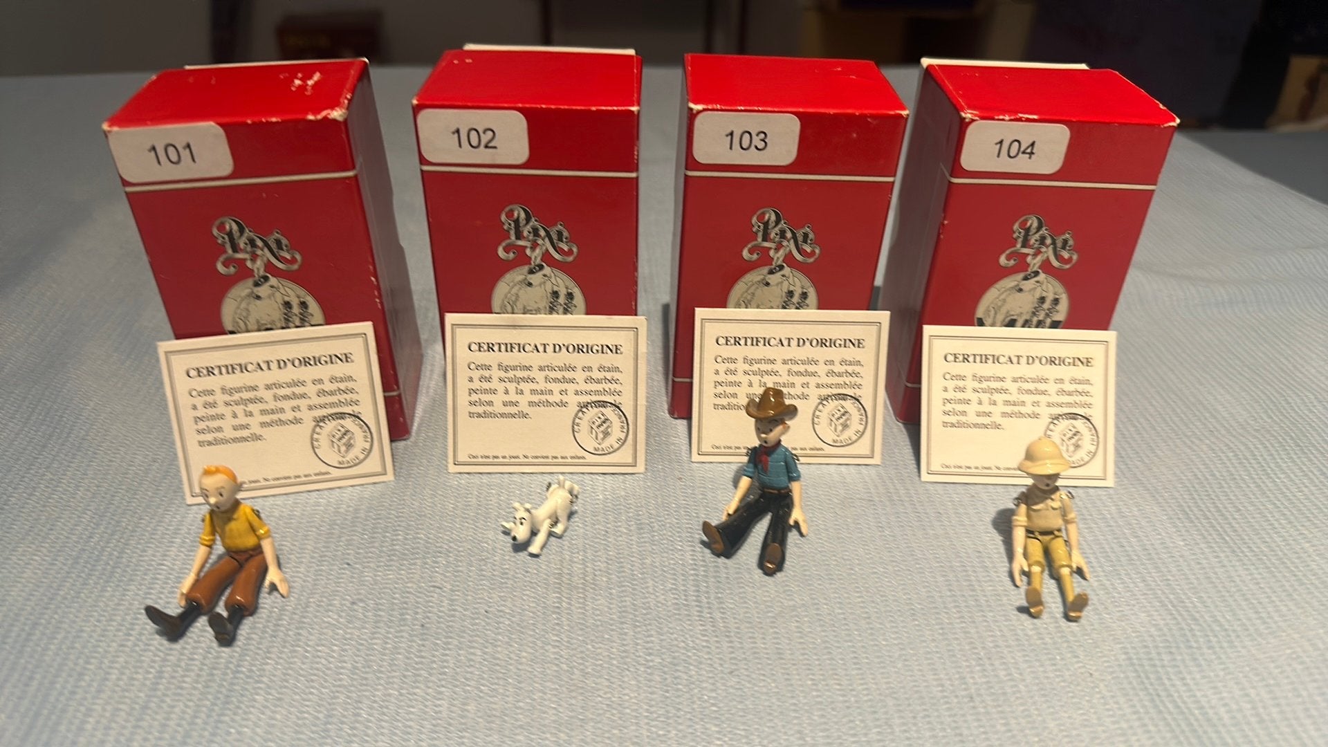 Tintin figurine articulee, Enlèvement ou Envoi, Tintin, Neuf, Statue ou Figurine