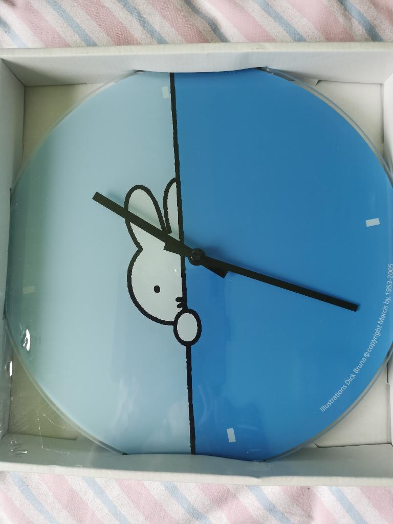 Wandklok Nijntje, Huis en Inrichting, Ophalen, Zo goed als nieuw, Wandklok