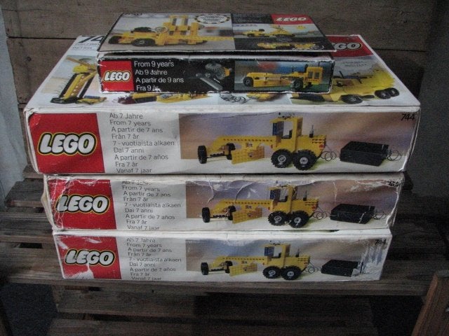 Lego 744 sets zie foto's voor beschrijving, Gebruikt, Lego, Ophalen of Verzenden, Technic