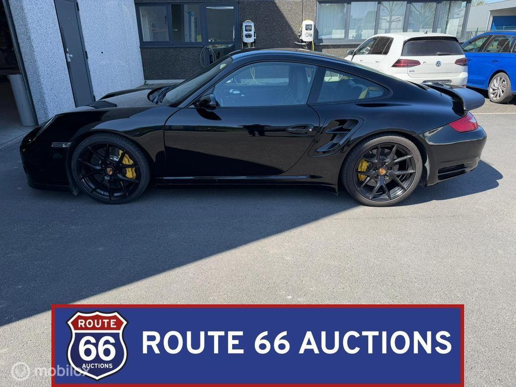 Porsche 911 Turbo | 2007 | Route 66 Auctions, Auto's, Porsche, Gebruikt, Zwart, Bedrijf, Handgeschakeld